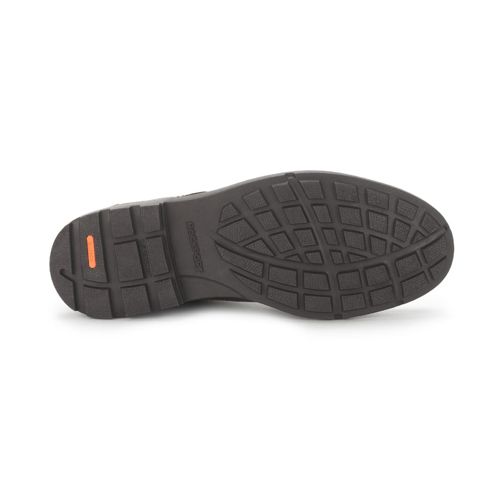 Oksfordki Rockport Męskie Brązowe - Storm Surge Plain Toe - JT3471602